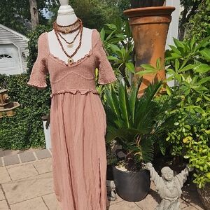 Free People Maxi W/bodice Top